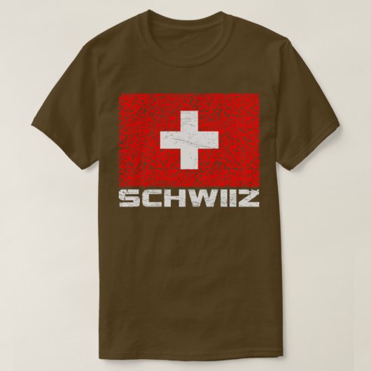 Schwiiz Zwitsers Duits T-shirt (Design voorkant)