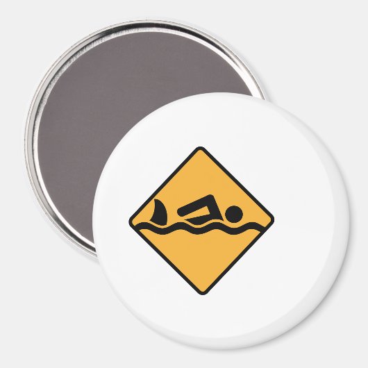 Schwimmen Magneet (Voorkant / Achterkant)