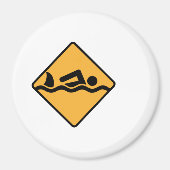 Schwimmen Magneet (Voorkant)