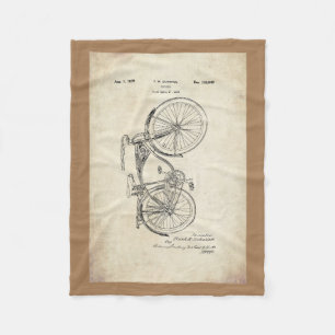 Schwinn Bicycle Fleece Blanket Deken