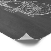Schwinn Bicycle Patent - Chalkboard Poster (Hoek)