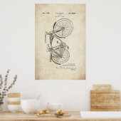 Schwinn Bicycle Patent Poster (Keuken)
