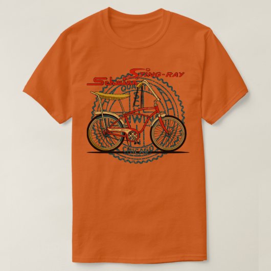 Schwinn Stingray  fietseerbetoon T-shirt (Design voorkant)
