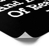 Schwonden van grandeur opgewekte realiteit Funny Poster (Hoek)