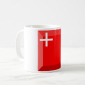 Schwyz Flag Gem Koffiemok (Voorkant links)