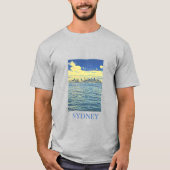 Schyline-reiskunst van Sydney Harbour T-shirt (Voorkant)