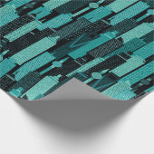 Schylinepatroon in de nacht cadeaupapier (Hoek)