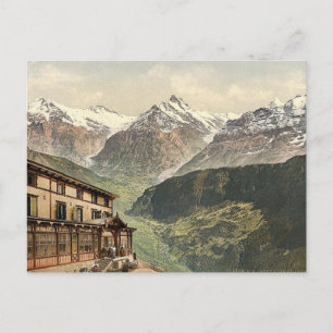 Schynige Platte, Wetterhorn en Schreckhorn, Berne Briefkaart