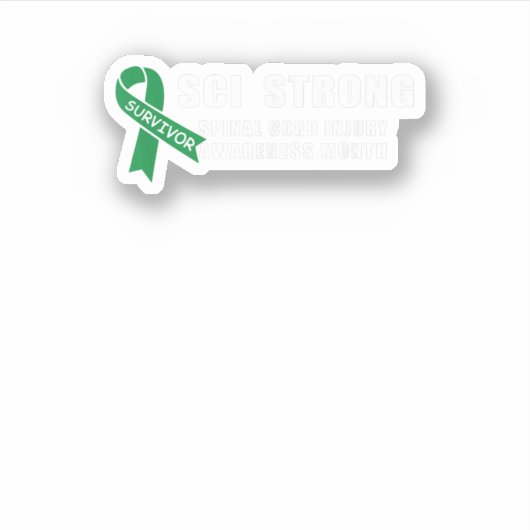 Sci Awareness Month Nice Spinal Cord Injury Awar Sticker (Voorkant)