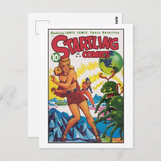  Sci Fi 1947 Briefkaart (Voorkant / Achterkant)