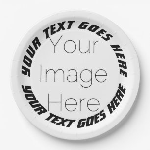 Sci-fi aangepaste foto gepersonaliseerd papier papieren bordje