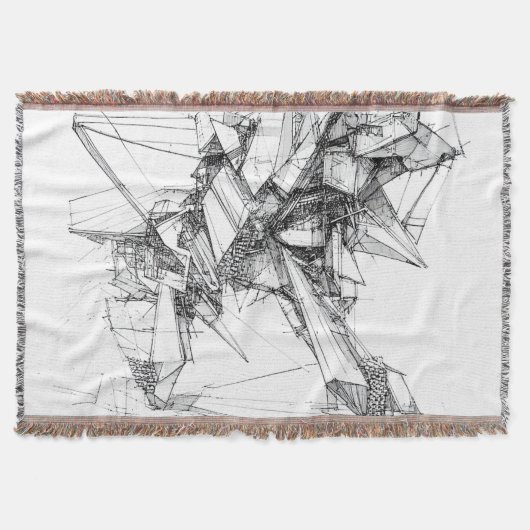 Sci-Fi Abstract Deken (Voorkant)