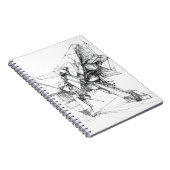 Sci-Fi Abstract Notitieboek (Rechterzijde)