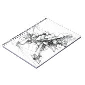 Sci-Fi Abstract Notitieboek (Linkerzijde)