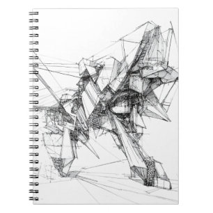 Sci-Fi Abstract Notitieboek