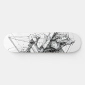 Sci-Fi Abstract Persoonlijk Skateboard (Horizontaal)