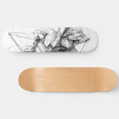 Sci-Fi Abstract Persoonlijk Skateboard (Horizontaal)
