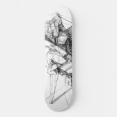 Sci-Fi Abstract Persoonlijk Skateboard (Voorkant)