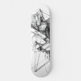 Sci-Fi Abstract Persoonlijk Skateboard