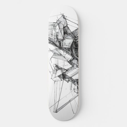 Sci-Fi Abstract Persoonlijk Skateboard (Voorkant)