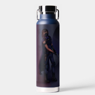 Sci Fi Action Girl Waterfles