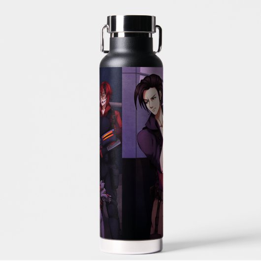 Sci Fi Action Scene Waterfles (Voorkant)