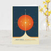 Sci-Fi Ad, Oranje atoomklok, Deep Space Kaart (Gele Bloem)