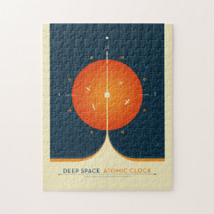 Sci-Fi Ad, Oranje atoomklok, Deep Space Legpuzzel