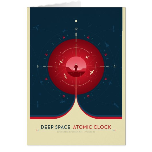 Sci-Fi Ad, Rode atoomklok, Deep Space (Voorkant)