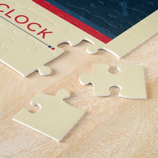 Sci-Fi Ad, Rode atoomklok, Deep Space Legpuzzel (Zijkant)