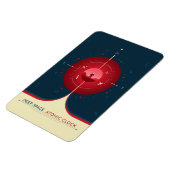Sci-Fi Ad, Rode atoomklok, Deep Space Magneet (Linkerzijde)
