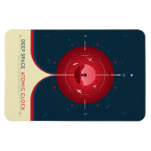 Sci-Fi Ad, Rode atoomklok, Deep Space Magneet (Horizontaal)
