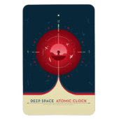 Sci-Fi Ad, Rode atoomklok, Deep Space Magneet (Verticaal)