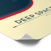 Sci-Fi Ad, Rode atoomklok, Deep Space Poster (Hoek)