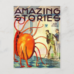  Sci Fi Alien Briefkaart