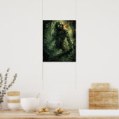 Sci-Fi Alien Jager Jungle Warrior Poster (Keuken)