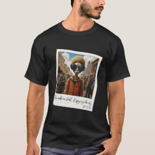 Sci-Fi Aliens Niet-menselijke Biologica Ruimte Avo T-shirt