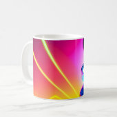 Sci-Fi Anime Cyberpunk Gamer Meisje - Koffie Mok (Voorkant links)