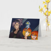 Sci Fi Anime Friends Kaart (Gele Bloem)