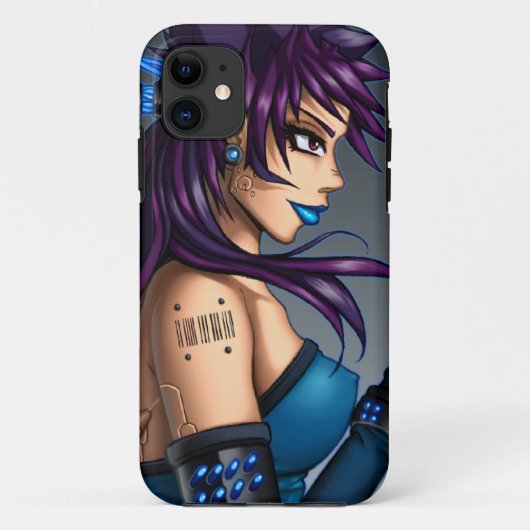 Sci-Fi Anime Girl Case-Mate iPhone Case (Achterkant)