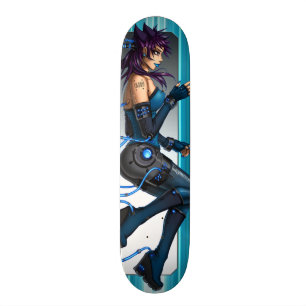 Sci-Fi Anime Girl Persoonlijk Skateboard