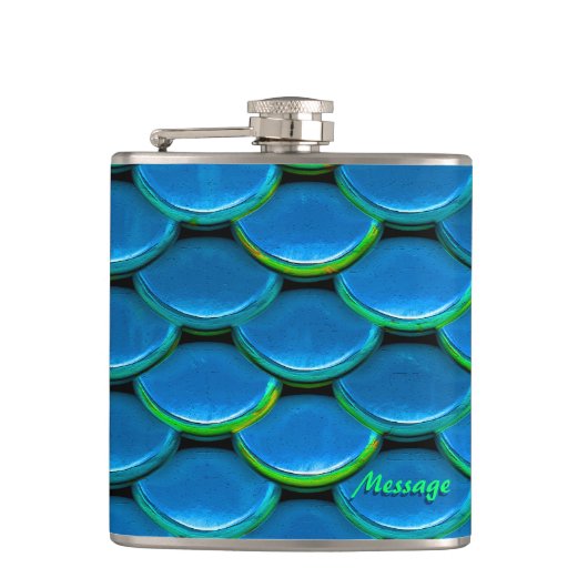 Sci-Fi Armor Wrapped Flask Heupfles (Voorkant)