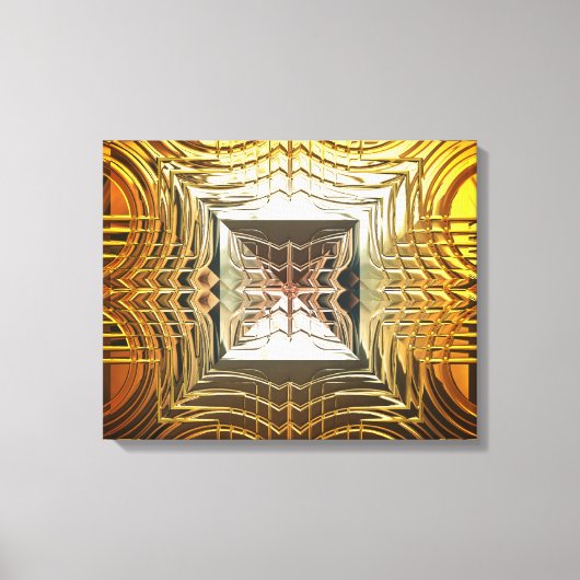 Sci-Fi Art 1 verpakt canvas Afdruk (Voorkant)