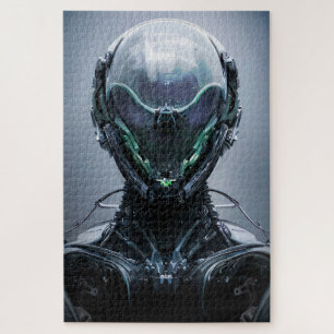Sci Fi Assassin Cyberpunk Hunter Droid Legpuzzel