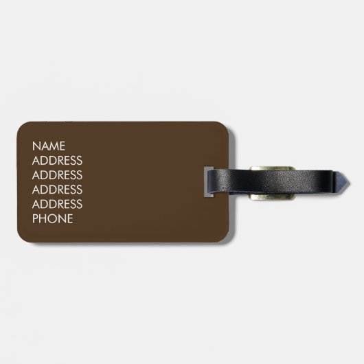 Sci Fi Bagagelabel (Achterkant horizontaal)