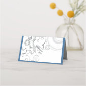 SCI-FI Bar Bat Mitswa Zittafel Escort Kaart Plaatskaartje (Achterkant)