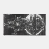 Sci-Fi Base Black Diagram Bureaumat (Voorkant)