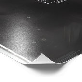 Sci-Fi Base Black Diagram Foto Afdruk (Hoek)