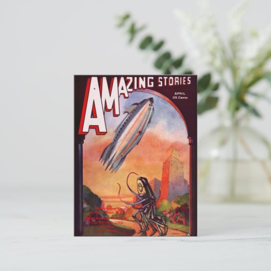  Sci Fi boekomslag Alienplaneten Briefkaart (Staand voorkant)