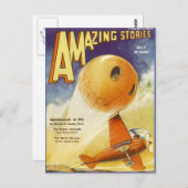  Sci Fi boekomslag, art. U.F.O. Briefkaart (Voorkant / Achterkant)